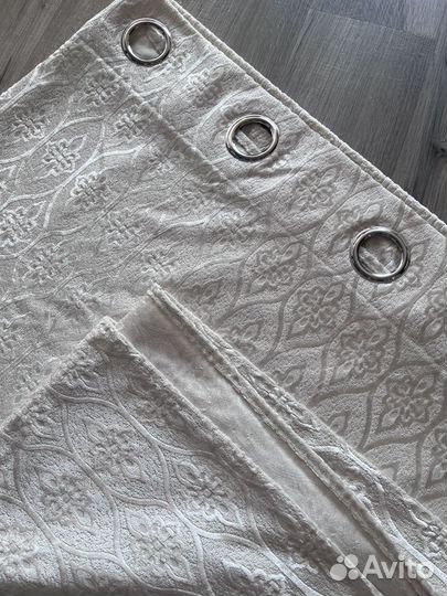 Портьера с фактурным узором