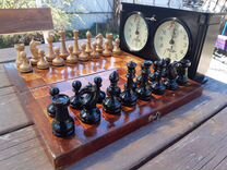 Шахматы 50-60 год редкие со старой доской