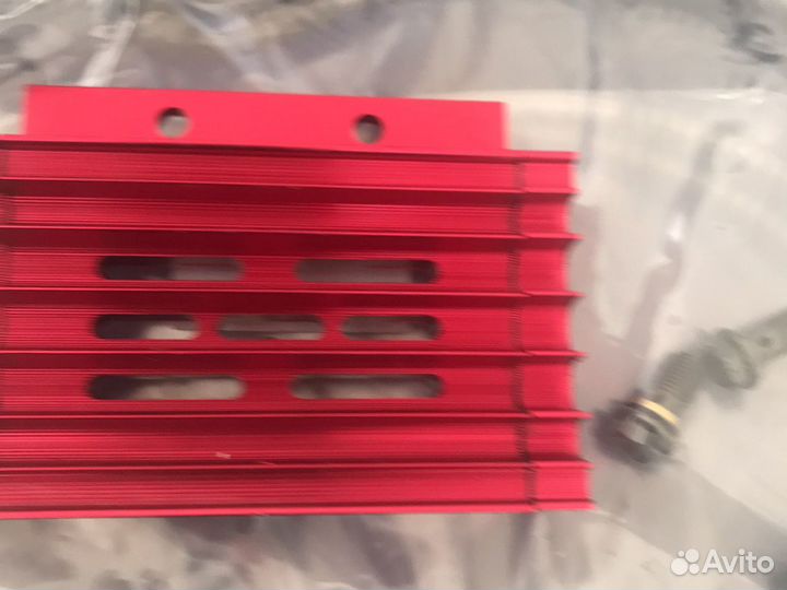 Радиатор охлаждения масла #4 красный