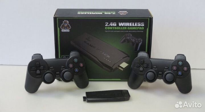 Игровая приставка консоль для тв Game stick 64гб