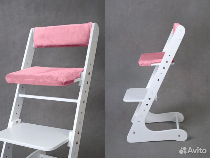 Белый растущий стул