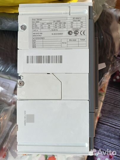 Автоматический выключатель ABB Sace Tmax T5N 630A