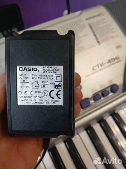 Синтезатор casio ctk 496