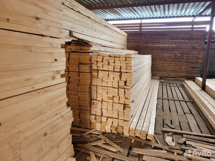 Доска обрезная, строганная