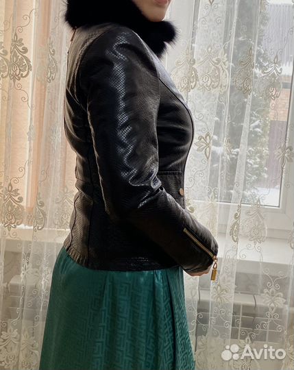 Куртка кожаная женская