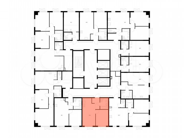 1-к. квартира, 34,4 м², 19/24 эт.