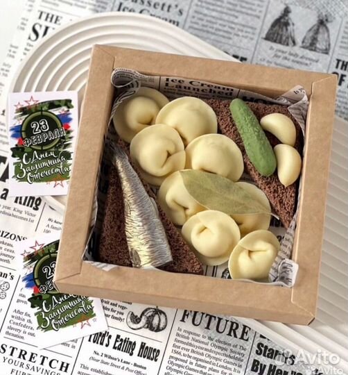 Шоколадные пельмени подарок на 23 февраля