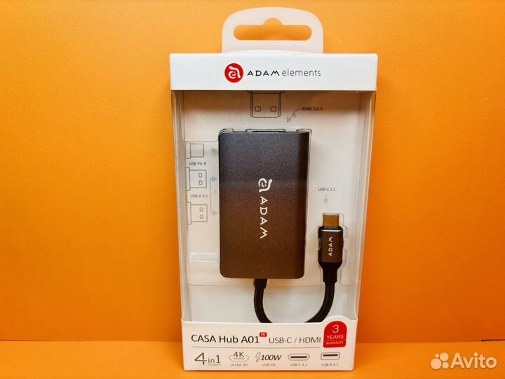 Адаптер adam elements casa Hub A01 Type-C/hdmi