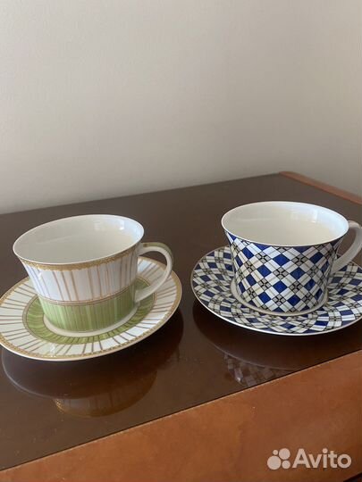 Чашки с блюдцем