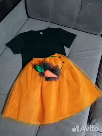 Прокат костюма морковки 128-134 р-р
