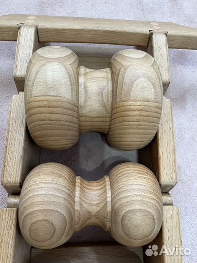 Роликовый массажёр для спины и шеи Древмасс