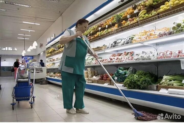 Уборщик в магазин с ежедневной выплатой