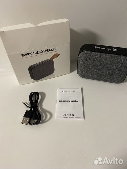 Портативная колонка. Fabric trend speaker