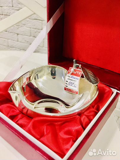 Серебро Вазочка для конфет, печенья, Варенья - Нов