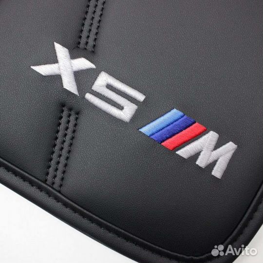 Коврики BMW X5 M черно красный принт Bmw