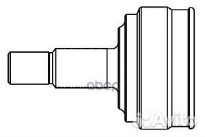 Шрус наружный к-т chevrolet tacuma MPV (U100) 8
