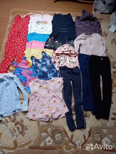 Вещи пакетом на девочку 134-146