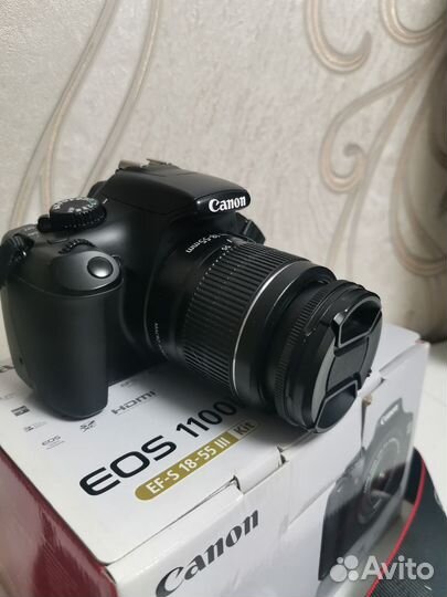 Зеркальный фотоаппарат canon eos 1100d с кофром