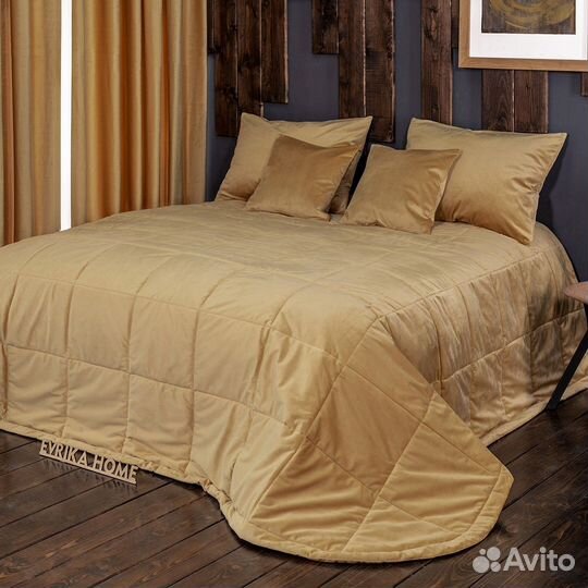 Покрывало Беллиссимо крем-брюле новое плед