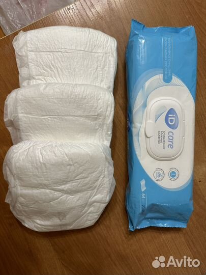 Салфетки против пролежней, подгузники