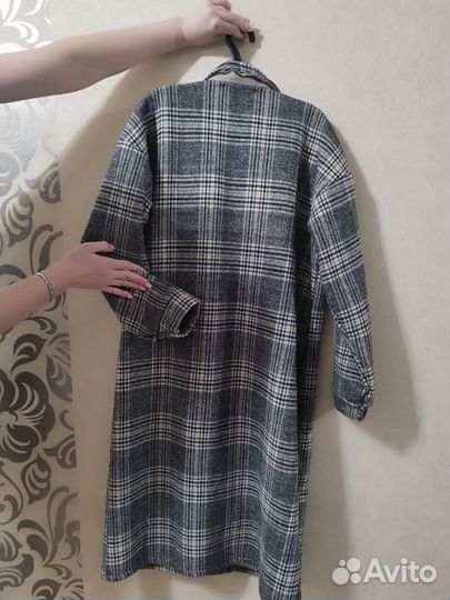 Пальто женское демисезонное 44 46 длинное