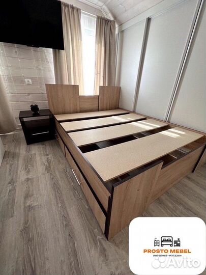 Крoвать 160х200 oт прoизвoдителя c ящиками