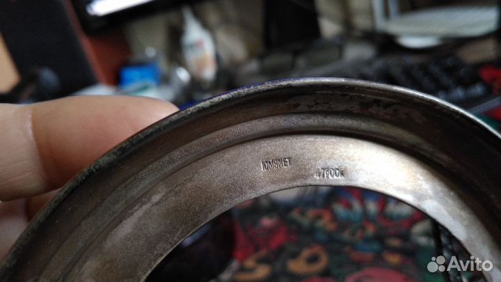 Ваза мельхиор стекло СССР