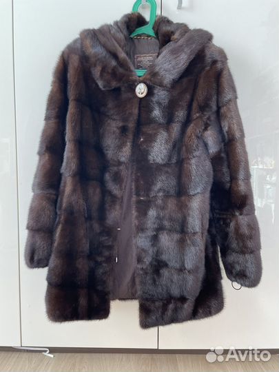 Шуба норковая поперечка 42 44