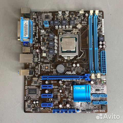 Комплект мат плата s-1155 + Core i3-2100