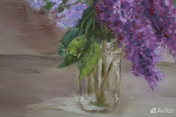 Картина маслом на холсте, подарок на 8 марта