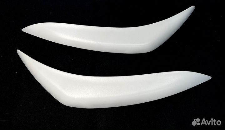 Реснички на фары toyota corolla 2007- рестайлинг