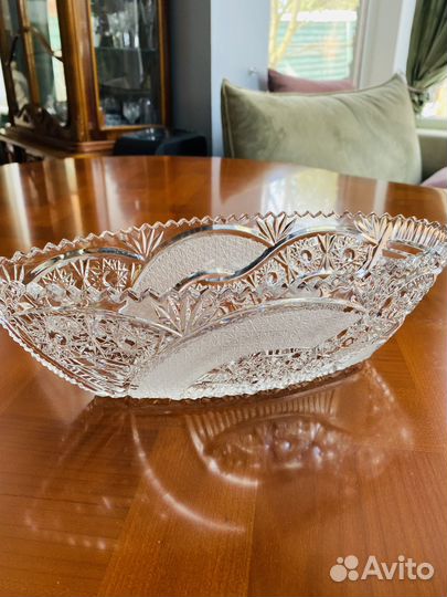Ваза хрустальная большая СССР