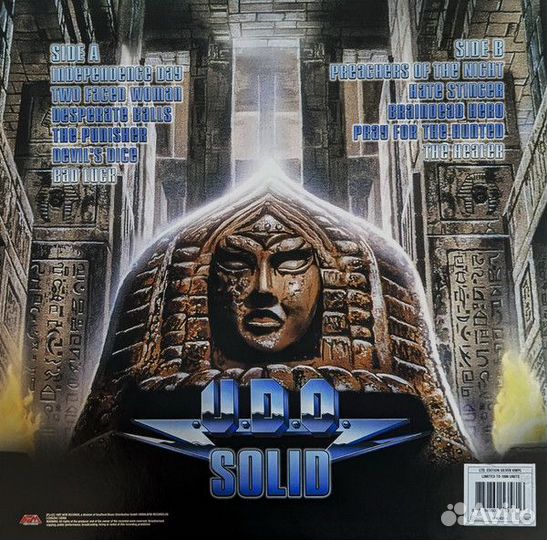 Винил U.D.O. – Solid (silver)
