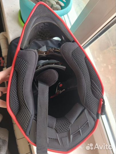 Шлем кросс эндуро Bogotto с очками. Новый