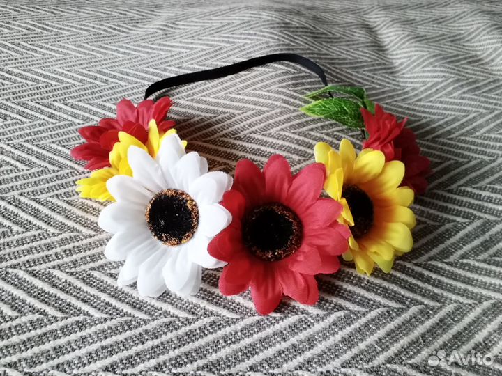 Венок на голову из цветов