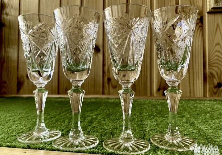 Рюмки фужеры бокалы Хрустальные СССР