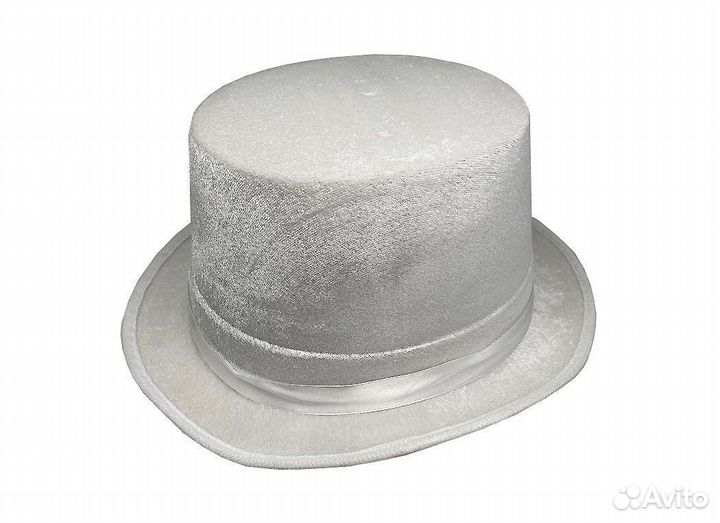 Цилиндр белый блестящий