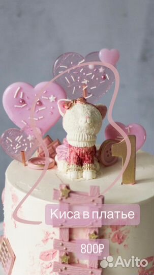 Силиконовый молд кошечка