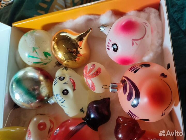 Елочные игрушки СССР