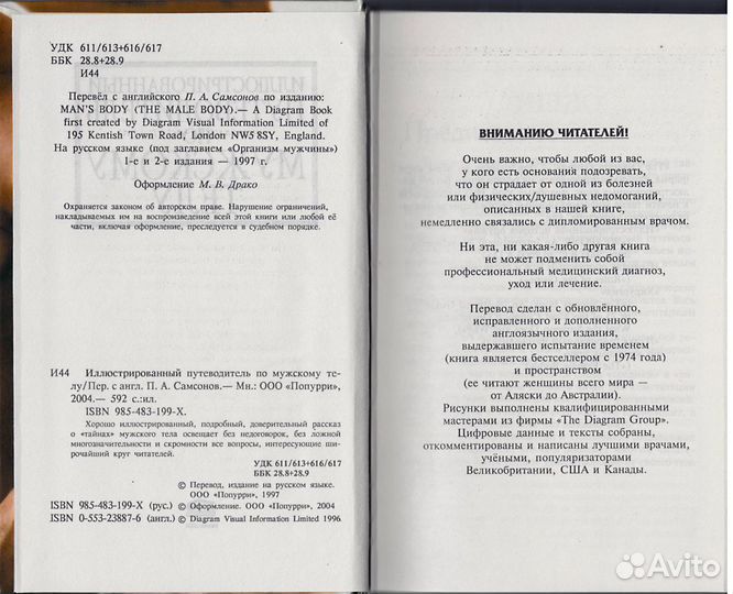 Иллюстрированный путеводитель по мужскому телу