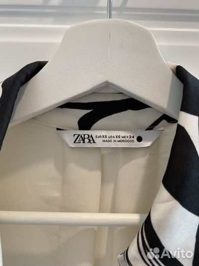Платье рубашка zara