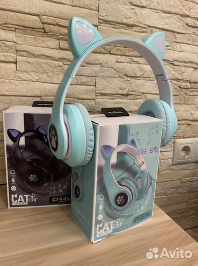 Беспроводные bluetooth наушники с ушками