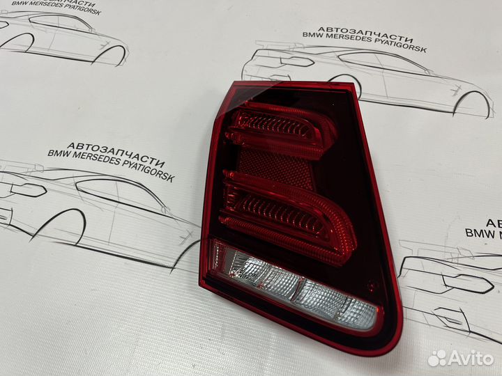 Левый диодный фонарь Mercedes W212 в крышку