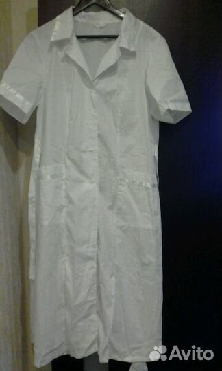 Халат медицинский белый новый