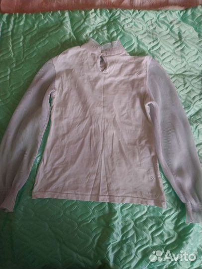 Блузка белая для девочек