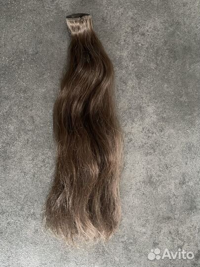 Шиньон из натуральных волос