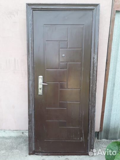 Дверь входная железная бу