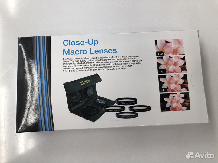 Набор макрообъективов для крупного плана Vivitar