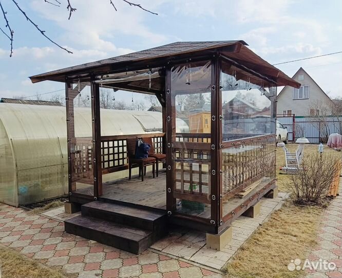 Мягкие окна на веранду