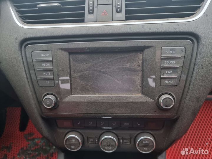Магнитола на skoda Octavia a7 2016 штатная